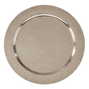 Assiette de présentation ronde décorative, accessoire élégant pour la mise en table de mariage et d'événements - Product Image 2