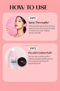 Fixateur de maquillage K-Beauty effet peau de verre, fini éclatant, 120ml, marque privée personnalisée - Product Image 2