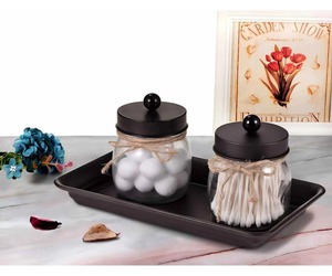 ฝาครอบกันฝุ่นสีบรอนซ์ขัดเงาแบบมินิมอลสมัยใหม่สำหรับภาชนะใส่อาหารและเครื่องดื่มในสิ่งอำนวยความสะดวกห้องน้ำสำหรับแขก - Product Image 2