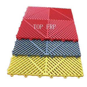 Dalles de sol emboîtables en plastique PP pour garage, salle de lavage de voitures, usine, balcon, pour l'intérieur et l'extérieur - Product Image 2