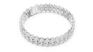 Bracelet en or jaune 14 carats avec diamant de laboratoire en forme de poire pour femme, à porter au quotidien |   Diamant pur cultivé en laboratoire - Product Image 2