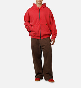 Sudadera con capucha extragrande personalizada para hombre, estilo chaqueta de algodón suave lavado vintage, forro polar grueso, estilo streetwear - Product Image 3