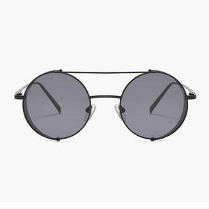 Gafas de Sol Modernas RTS de Estilo Steampunk, Montura Redonda Completa de Metal, Lentes de PC con Protección UV400, Personalizables para Hombre y Mujer - Product Image 2