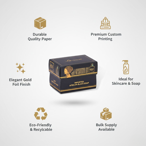 Caja de correo corrugado con logotipo personalizado, caja negra para embalaje - Product Image 5