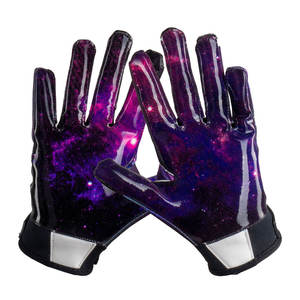 American Football <b>Gloves</b> High Sticky Palm Football <b>Gloves</b> Manufacturer Custom Team Football <b>Gloves</b> - Product Image 2