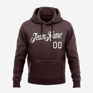 Sudadera con Capucha Personalizada para Hombre, con Logotipo, Nombre y Número Impresos, Forro Polar, Bolsillos, Ropa Deportiva, Ropa de Calle para Invierno, Fabricante - Product Image 1
