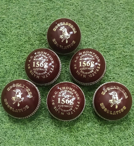 Balle de cricket en cuir rouge réglementaire Kookaburra 156g, qualité professionnelle, balle dure, couture Kookaburra, qualité supérieure - Product Image 2