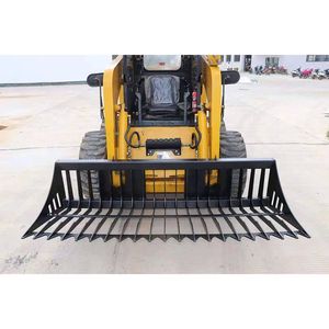Benna per Roccia in Acciaio Solido da 78 Pollici per Skid Steer, Attacco Universale con Distanza tra le Denti di 4 Pollici, Compatibilità 45-70 HP, TMG SB78 - Product Image 4