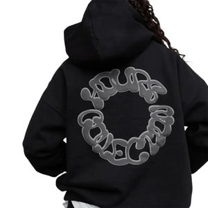 Sudadera Oversize de Hombros Caídos, Tejido Grueso de Algodón 100% Fleece, con Gráfico Personalizado para un Estilo Urbano, Calidad Premium para Invierno - Product Image 5