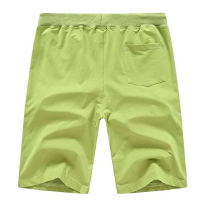 Shorts de sport d'été vintage respirants et écologiques pour hommes, taille haute avec cordon de serrage, 100 % coton - Product Image 2