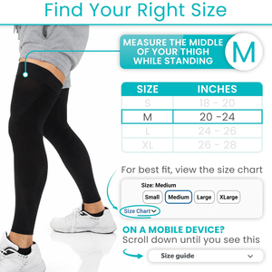 Moisture Wicking Leg Sleeves For Tennis Badminton Outdoor Court Sports High Elasticity <b>Compression</b> Support Breathable Legwear - Product Image 5