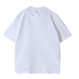 T-shirt formel à manches courtes et col rond pour homme BlanqWear, coupe ample, 100% coton premium 280g, antibactérien, séchage rapide - Product Image 5