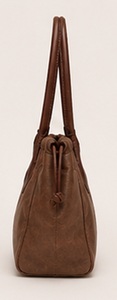Premium Brown <b>Leather</b> Vintage Bohemian Ruched Tote <b>Bag</b> for Women Luxury <b>Slouchy</b> Shoulder Handbag Elegant Everyday Summer Winter - Product Image 4