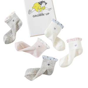 Calcetines para niñas, calcetines cortos finos de primavera y verano para niños, calcetines de princesa de encaje de estilo coreano, calcetines de malla sin costuras para niñas - Product Image 4