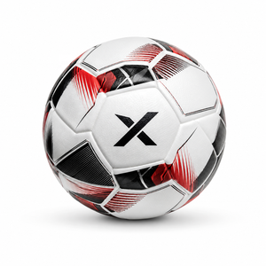 Ballon de football personnalisé X, blanc, noir, orange, logo X, ballons d'entraînement |   OEM ODM |   Fabricant |   Design et qualité haut de gamme - Product Image 2