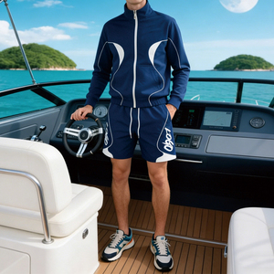 Comfortable Custom Design Custom Outdoor Vacation Fashion Windproof Jogger Running Sportswear Casual Lightweight Windbreaker Set - Product Image 5
