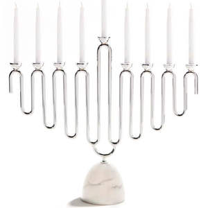 Ménorah personnalisée noire pour la maison, les villas, éclairage de table, utilisation décorative, porte-bougie Hanouka. - Product Image 5