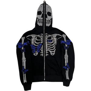 ชุดวอร์มไรน์สโตนสำหรับผู้ชายผลิตตามสั่งผลิตผลิตได้ป้องกันรอยยับ - Product Image 2