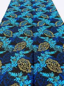 Auténtica Tela de Algodón Estampada con Cera Africana para la Confección de Ropa de Moda Femenina y Sastrería en Libia - Product Image 4