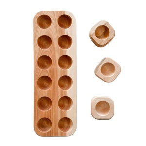 Handmade Premium Quality Mango Acacia Wood <b>Egg</b> Holder Eco-friendly 12-<b>Egg</b> <b>Storage</b> Tray for Home Kitchen Bakery Use - Product Image 1