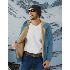 New Arrival 2026 Custom Winter Bomber <b>Jacket</b> <b>Men</b> Thermal <b>Sherpa</b> Lined Full Zip Wholesale Heavyweight Outdoor Streetwear - Product Image 2