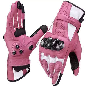 Venta Directa de Fábrica, Guantes de Motociclismo de Cuero Impermeables para Invierno, Talla Grande, Resistentes al Viento, Transpirables, Servicio OEM - Product Image 1