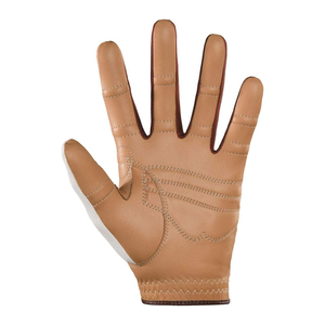 OEM ODM Custom Men Golf Gloves White Genuine Sheepskin Leather Adjustable Wrist <b>Strap</b> Breathable Sport - Product Image 5