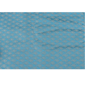 Magnifique tissu brocart floral en polyester, finition douce, pour robes, tenues ethniques, artisanat et usage décoratif - Product Image 2