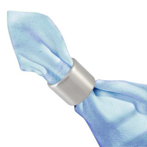 Anneaux de serviette en laiton à motif floral avec bordure perlée pour mariages, dîners et décoration de table – Supports de serviette ronds - Product Image 5