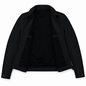 Custom <b>Vintage</b> Winter Motorcycle Leather <b>Jacket</b> Men Biker <b>Racing</b> Genuine Leather Riding Coat Front Custom Colors Sizes OEM/ODM - Product Image 3