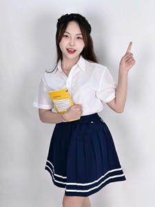เสื้อนักเรียนสั่งทำ FMF สีขาว แขนสั้น |   ชุดนักเรียนเด็กพร้อมส่ง - Product Image 2