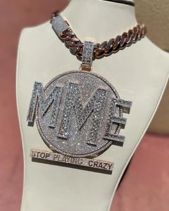 จี้เงินแท้ 925 ประดับเพชรโมอิสซาไนต์ VVS แบบ Iced Out สลักชื่อได้ตามสั่ง สไตล์ฮิปฮอป เครื่องประดับหรูหรา ของขวัญสำหรับผู้ชายและผู้หญิง - Product Image 3