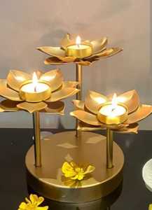 Candelabros Pequeños de Latón Vintage para Dormitorio, Navidad, Cumpleaños, Diwali, Fiestas, Decoración de Mesa - Product Image 6