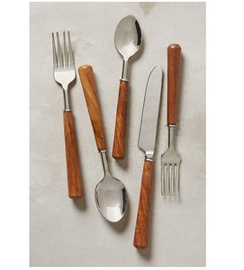 Juego de Cubiertos de Acero Inoxidable de Lujo con Detalles en Níquel y Oro, Cuchillo, Tenedor y Cuchara para Cena, Cubertería de Estilo Real - Product Image 2