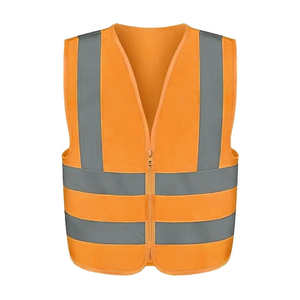 Chaleco de Seguridad Reflectante de Alta Visibilidad con Logotipo Personalizado, 100% Poliéster, Cierre Frontal, Chaleco de Seguridad Económico - Product Image 5