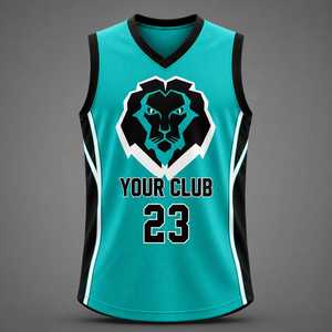 Conjunto de Uniforme de Baloncesto Sublimado Personalizado para Club, Unisex, Sin Mangas, Cuello en V, 100% Poliéster, Transpirable, Ajuste Atlético, Cintura Elástica - Product Image 4