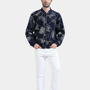 Custom <b>men</b> bomber <b>jacket</b> quilted puffer varsity windproof streetwear fishing winter breathable lightweight <b>men</b> fashion satin OEM - Product Image 5