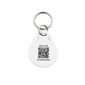 Llavero con Etiqueta NFC Personalizado CALA, ABS, NTAG213, Resistente al Agua, RFID Inteligente, con Chip NFC Programable, Blanco - Product Image 5