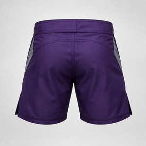 Pantalones Cortos de MMA Color Morado, Corte Regular, Estampado Digital, Tejido Transpirable de Poliéster/Algodón 140g, Unisex para Adultos, Ropa de Artes Marciales Mixtas - Product Image 3