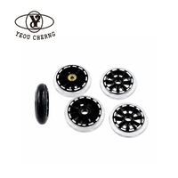 Roues de rechange pour trottinette à genou 110x24mm 83A en PU, roues souples à rebond élevé pour dispositifs d'assistance à la mobilité