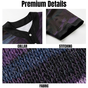 Custom Sublimation Baseball Jersey Breathable <b>Polyester</b> Team Uniform Short Sleeve Button Front Sports <b>Shirt</b> - Product Image 5