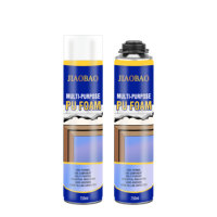 Colle expansive universelle en mousse PU de qualité construction Jiaobao pour le traitement des joints d'ingénierie, certifiée CE