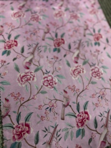 Tela de Georgette Satinada de Alta Calidad, Orgánica, Transpirable, con Estampado Digital, para Vestidos de Mujer, Trajes de Boda y Ropa Étnica - Product Image 4