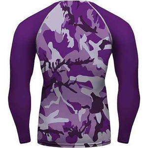 เสื้อรัดรูปแขนยาวคุณภาพสูงสำหรับออกกำลังกาย ระบายอากาศได้ดี แห้งเร็ว ป้องกันรังสียูวี UPF50+  แบบซับลิเมชั่น - Product Image 2