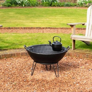 Cheminée en métal géométrique moderne pour la décoration de patio extérieur - Product Image 4