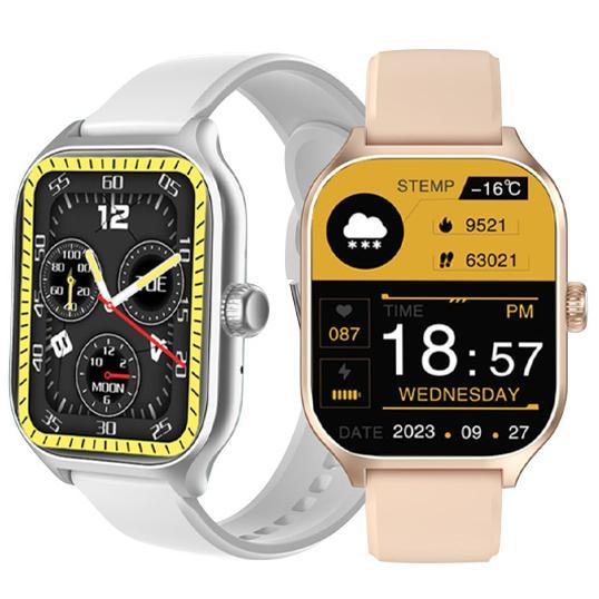H9 MAX Smart Watch Blue Tooth Call Heart Rate Fitness Tracker Waterproof Steel Silicone Strap OEM ODM Custom Watch