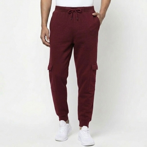 Pantalon de jogging cargo sportif décontracté pour homme, taille mi-haute, coupe ajustée, respirant, avec logo personnalisé, nouveau modèle, vente chaude - Product Image 3