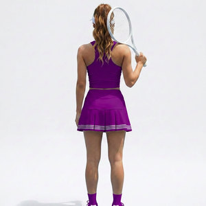 Conjunto de Falda de Tenis Profesional para Mujer, Ropa de Entrenamiento de Alta Calidad con Logotipo Personalizado, Servicio OEM, Fabricante, Venta al Por Mayor - Product Image 5