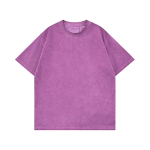 Custom Design Acid Wash Men's Oversized T-<b>Shirts</b> <b>100</b>% Cotton Eco-Friendly Quick Dry Custom Logo OEM Streetwear Bulk Quality - Product Image 1