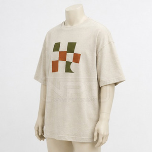 เสื้อยืดผู้ชายเนื้อผ้านุ่มสบาย คอตตอน คอกลม แขนสั้น สไตล์ลำลอง - Product Image 3
